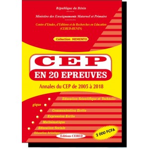 CEP EN 20 EPREUVES (version papier)