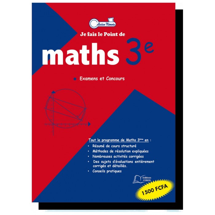 MATHS 3E EXAMENS ET CONCOURS (version papier)