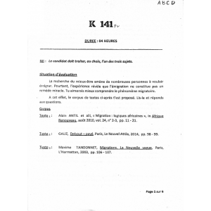 Épreuve et Corrigé Officiels – Baccalauréat 2025 – Français – Séries A, B, C, D – Bénin