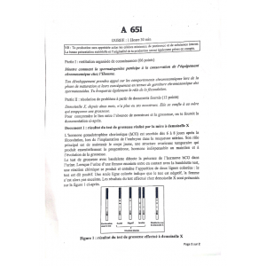 Épreuve et Corrigé – SVT – Bac 2025 Séries A1, A2, B – Session de Remplacement – Bénin