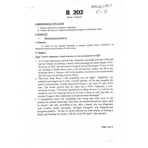Épreuve et Corrigé – Anglais – Bac 2025 Séries C-D – Session de Remplacement – Bénin